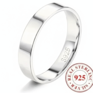 Home italian classic sterling silver wedding band the timeless elegance ring