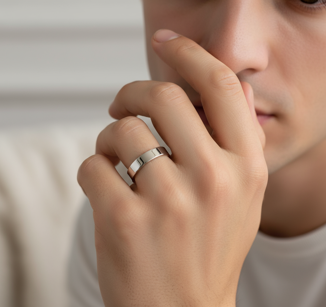 Italian Classic Sterling Silver Wedding Band - The Timeless Elegance Ring italian classic sterling silver wedding band the timeless elegance ring