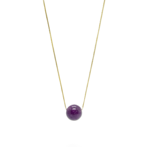 amethyst tranquillity 925 sterling silver necklace: your personal piece of peace