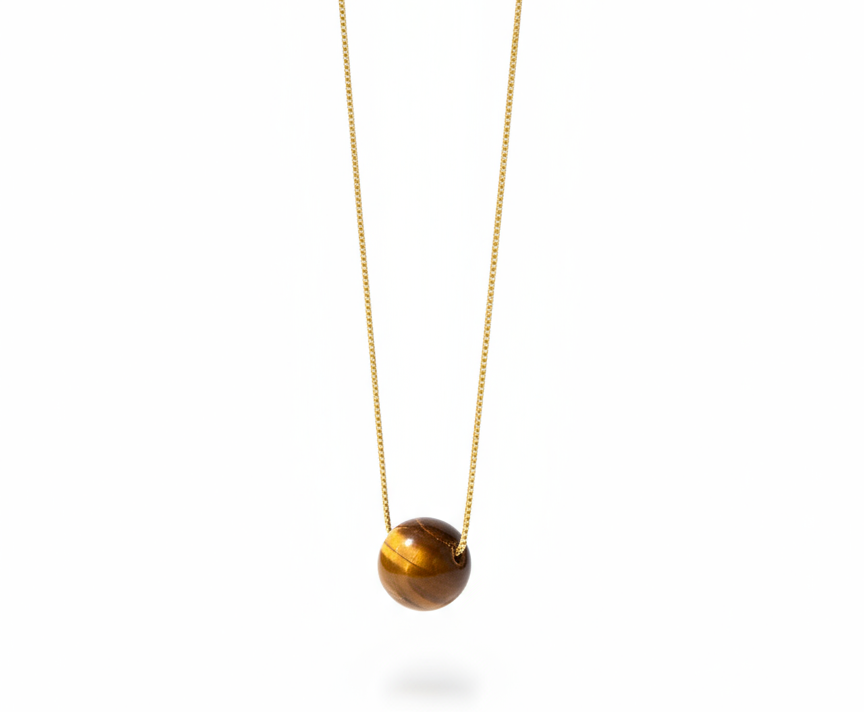Home tiger's eye power 925 sterling silver necklace: the ultimate wealth and willpower talisman