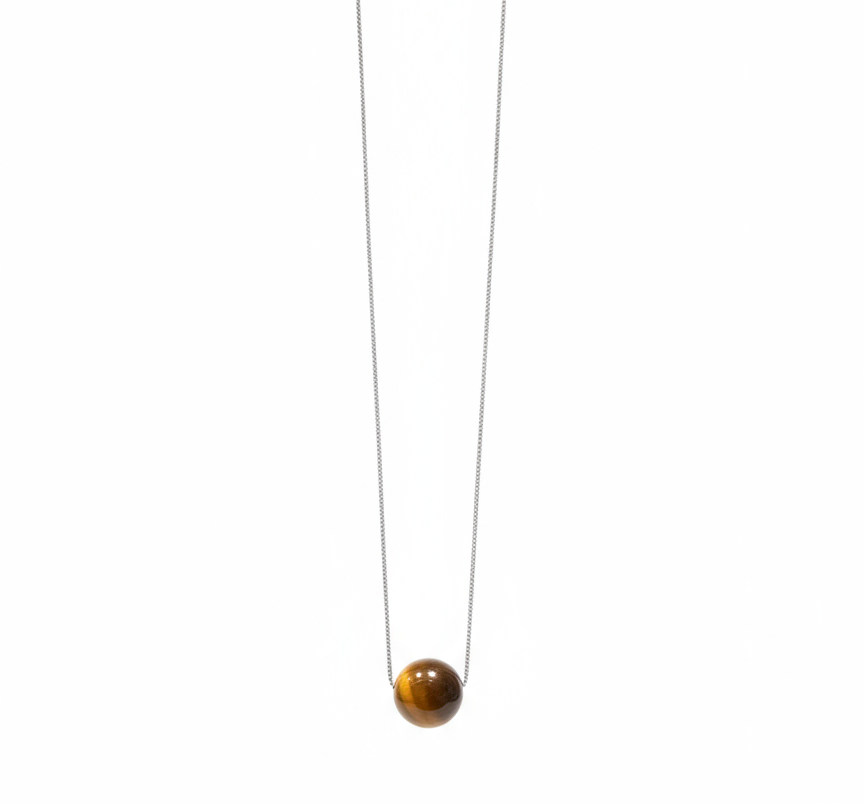Home tiger's eye power 925 sterling silver necklace: the ultimate wealth and willpower talisman