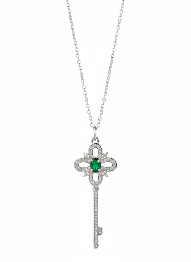 Emerald Centre Necklace