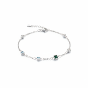 Dainty Multi-Colour & Multi-Shaped Station Bracelet